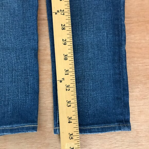 AG Adriano Goldschmied The Legging Super Skinny Ankle Distressed Jeans size 24R - Picture 7 of 11